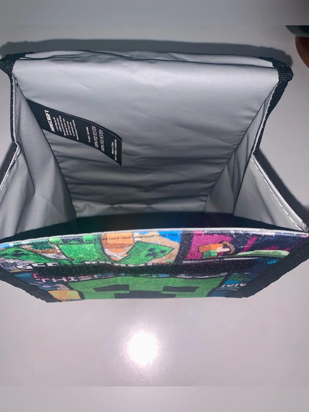 MINECRAFT Velcro Lunch Bag Pouch NWOT  3 for $15